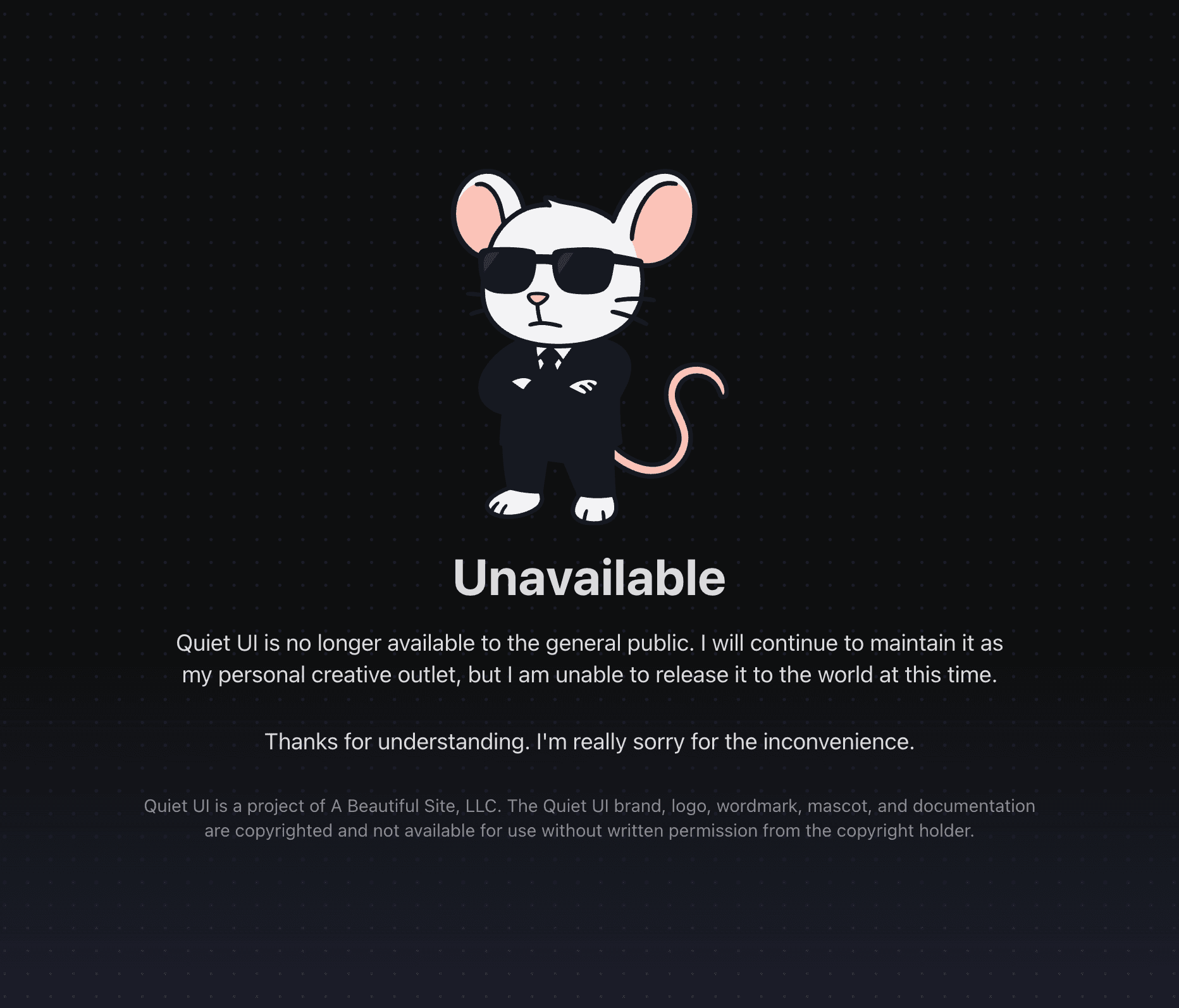 Quiet UI prišlo a odišlo ticho ako myš